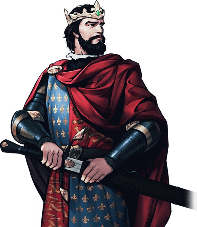 Image of Hero Edward in King's Throne