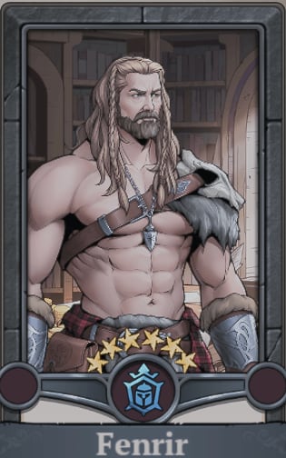 Image of Hero Fenrir in King's Throne