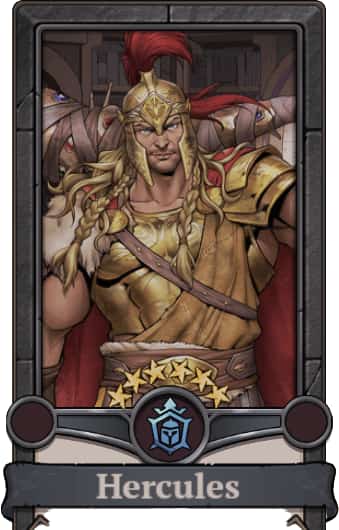 Image of Hero Hercules in King's Throne