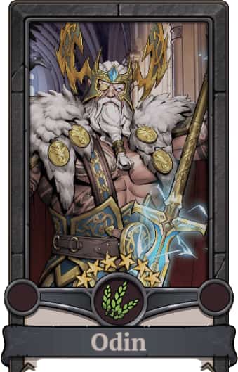 Image of Hero Odin in King's Throne