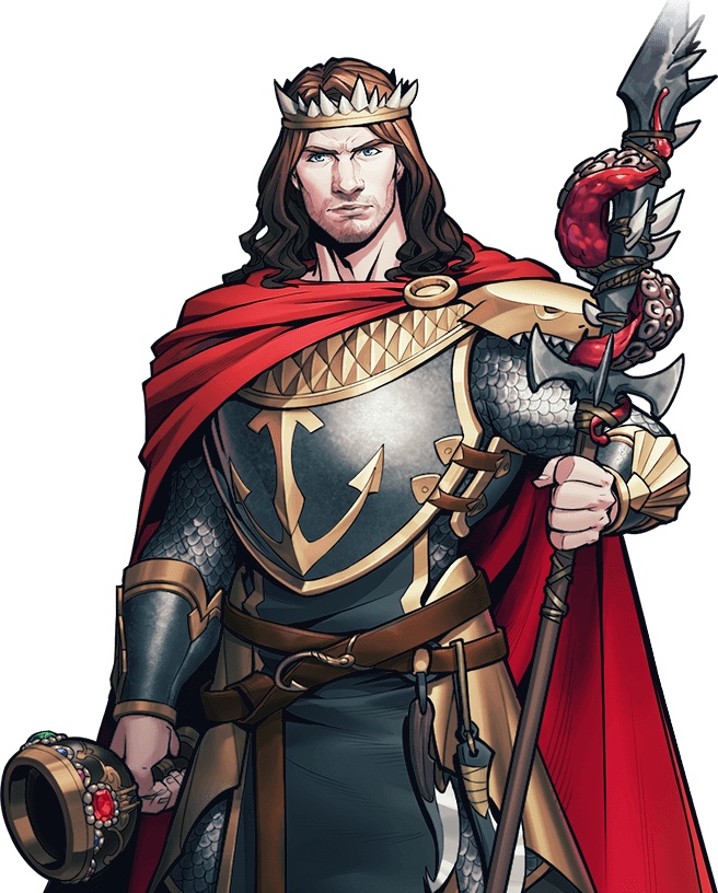 Image of Hero Pelles in King's Throne
