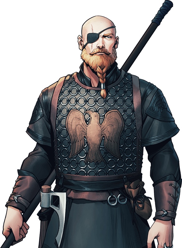Image of Hero Ragnar Lothbrok in King's Throne