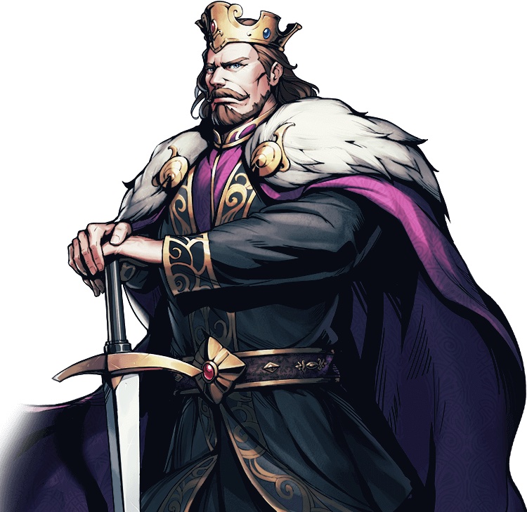 Image of Hero William the Conqueror in King's Throne