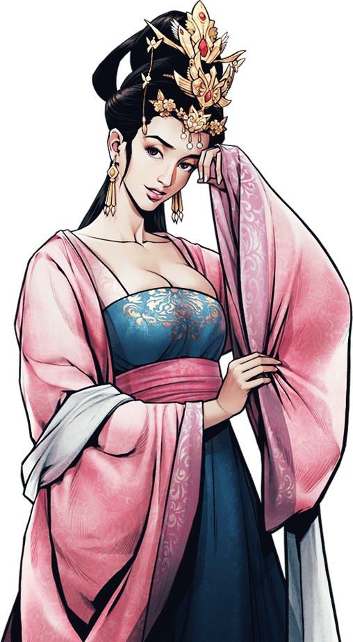 Image of Maiden Mulan in King's Throne