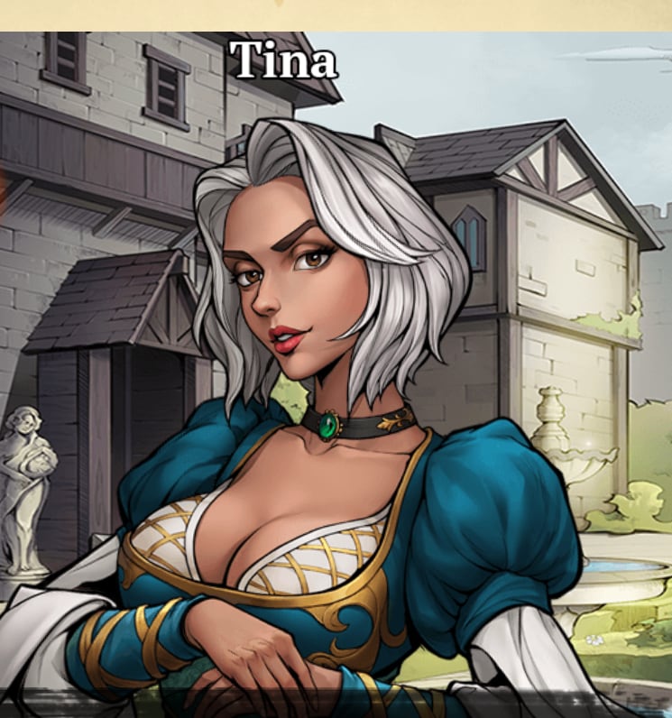 Image of Maiden Tina in King's Throne